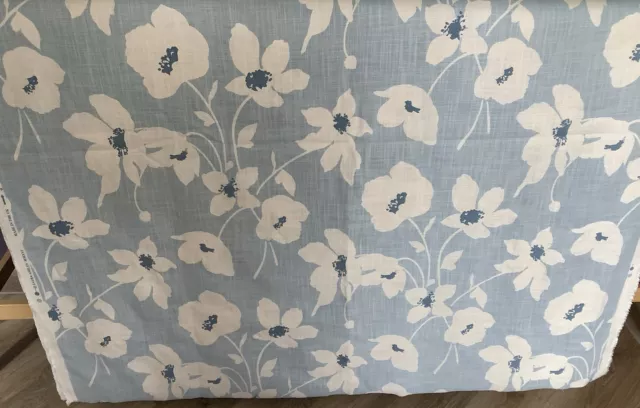 Laura Ashley Simone Seaspray Fabric / Material / Remanent x 3 Metres - NEW