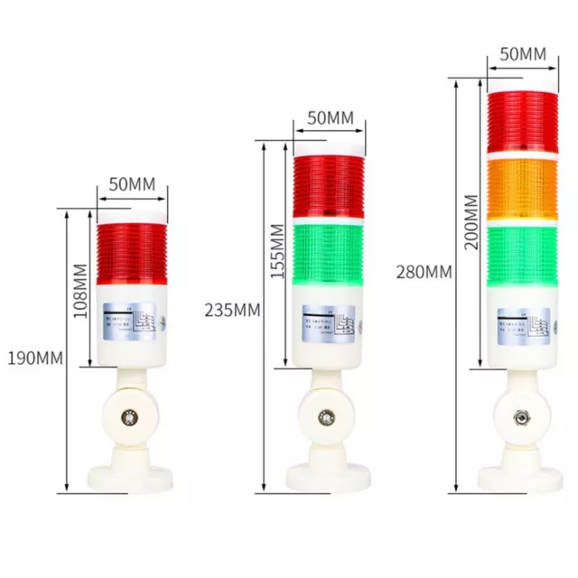 Foldable LED Alarm Light for Spectroscopic Equipment and Security Inspection