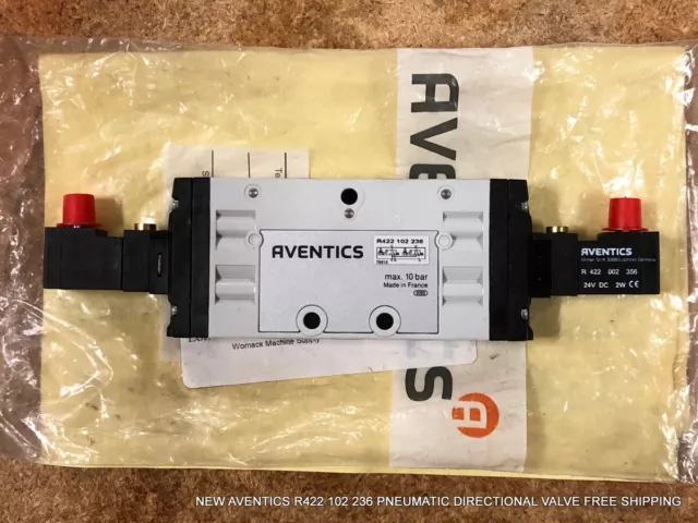 New Aventics R422 102 236 Pneumatic Directional Valve Free Shipping