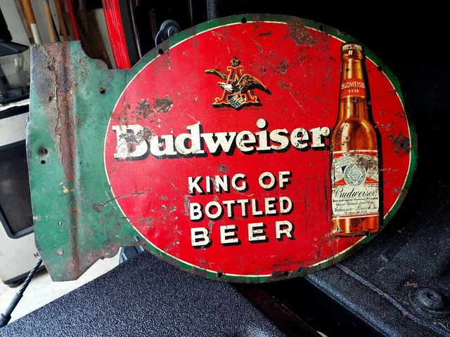 Vintage BUDWEISER phalange Sign
