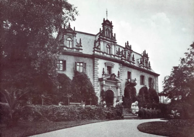 Schloß Schönfeld/ Siedlimowice im Kreis Schweidnitz (Schlesien) 1909