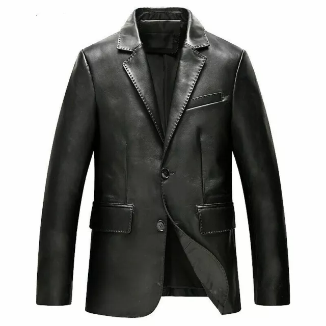 Mans Mens REAL LEATHER DRESS SEXY  COAT        A REAL STUNNING COAT