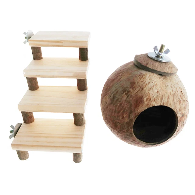 Substrato In Fibra Di Cocco Naturale BPS - Per Uccelli, Terrari E Piccoli Animali Domestici, 2 Pezzi Da 120g - Foto 9