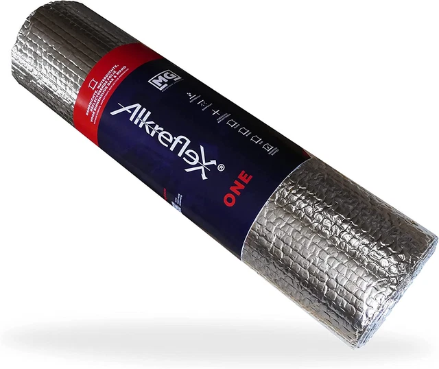 ALKREFLEX Isolant thermique Aluminium à bulles 10m x 60cm (6m²) Isolation *NEUF*
