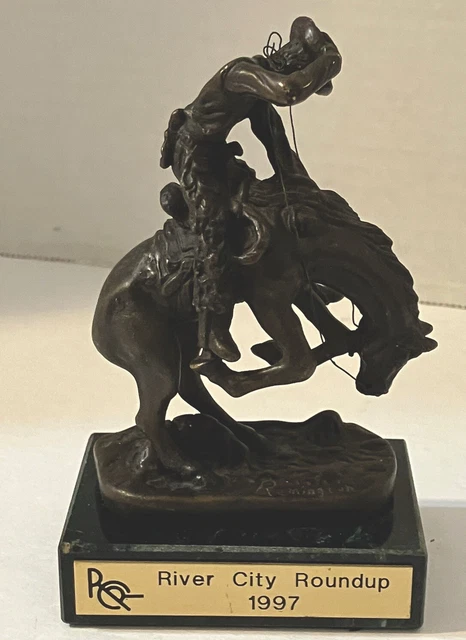 “The Rattlesnake” Reproduction/Copy Miniature Sculpture by Frederic S. Remington