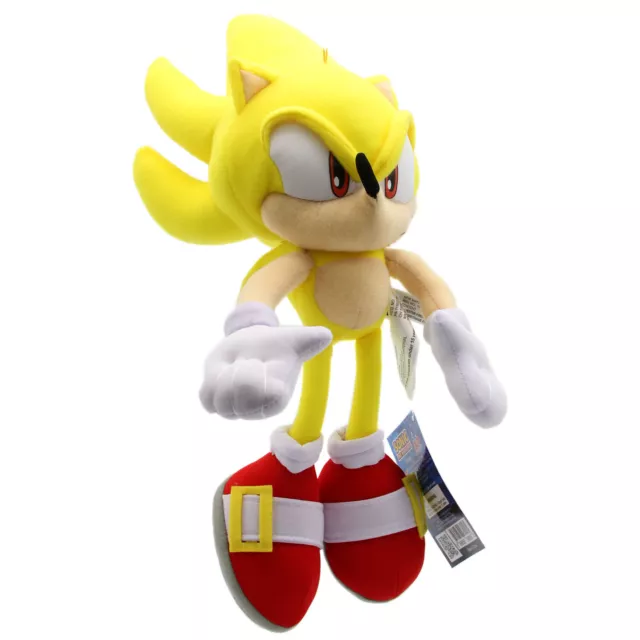 New Super SONIC THE HEDGEHOG 12 inch Plush (Great Eastern)