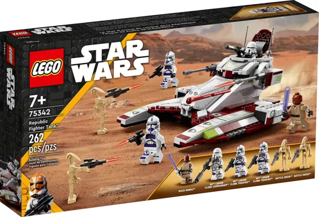 ✔️/ LEGO Star Wars 75342 — Le Tank de Combat de la République - Republic Fighter