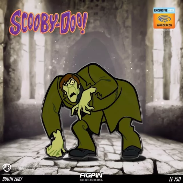 WonderCon 2024 FiGPiN Monster Creeper 569 Scooby-Doo Exclusivo NUEVO Stock