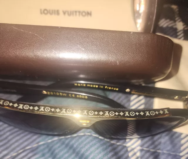 Louis Vuitton - Evidence Sunglasses Black Gold (unisex) Z0105W Authentic