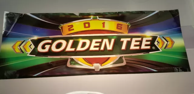 Golden Tee Live 2016 Video Arcade Game Translite Marquee, Atlanta (#303) Golden Tee Live 2016 Video Arcade Game Translite Marquee, Atlanta (#303)