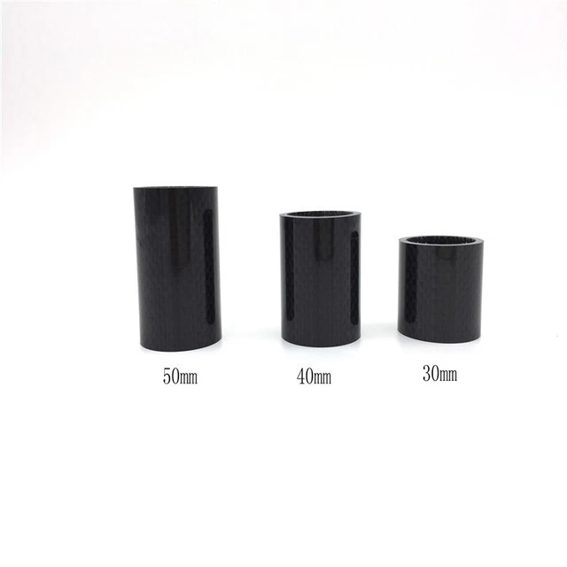 Entretoises Carbone Lot 4 Lot De 4 Entretoises Potence 1 1/8 En Fibre De Carbone - Épaisseurs 5, 10, 15, 20 Mm Entretoises Carbone 5 10 15 20mm