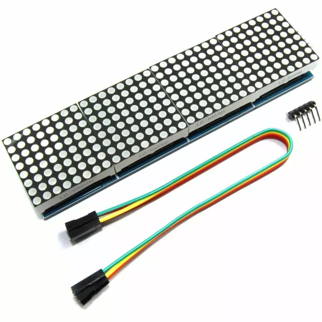 MAX7219 8x32 Rouge Serial Pois Matrice Module D'Affichage LED Pi Arduino