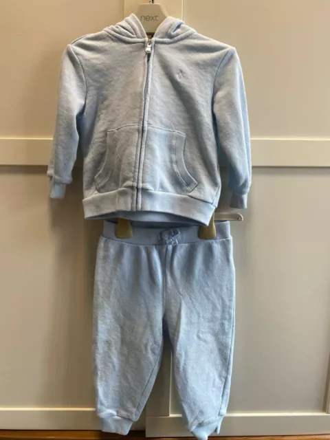 Baby Boys Ralph Lauren Tracksuit Hoodie&Joggers. Size 12 Months. 9-12months