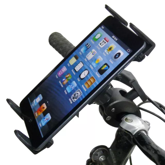 Adjustable Robust Clamp Bicycle Handlebar Tablet Mount for iPad Mini 4