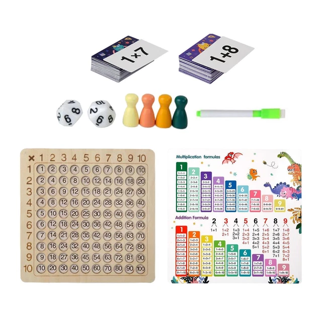 MONTESSORI WOOD MULTIPLICATION Math Board for Kids Fine Workmanship ...