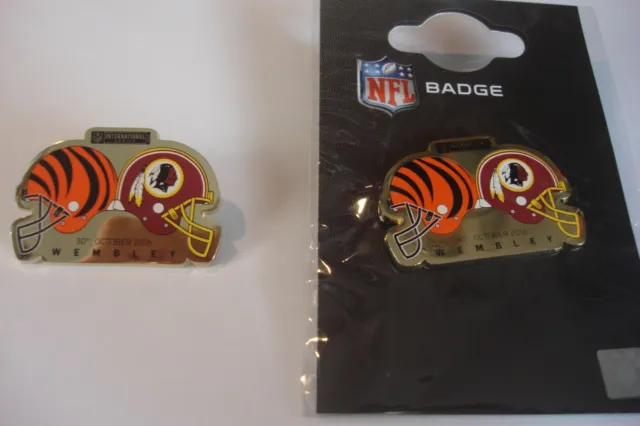 NFL Wembley London  international series PIN Badge Washington Redskins 2016 new 2