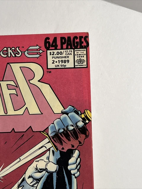 Punisher Annual #2 (1989) 1st Battle vs. Moon Knight Marvel Comics Bag And Board 3