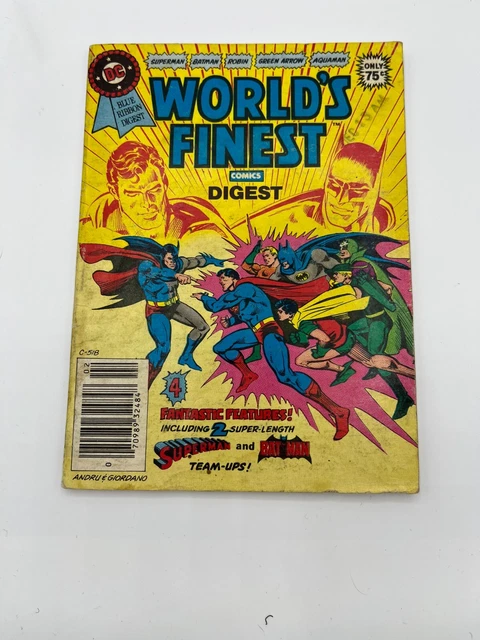 Dc Special Series #23, Dc Blue Ribbon Digest, World's Finest Comics Digest, 1981