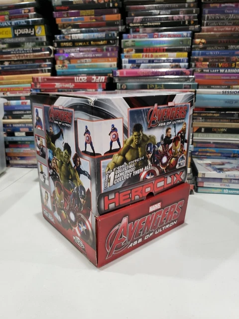 Avengers age of ultron heroclix Gravity Feed Display Box of 24 Packs New 🇺🇸