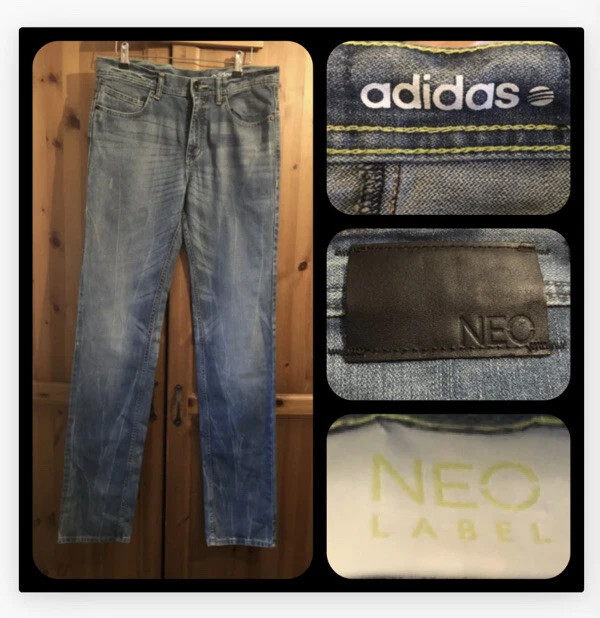 Adidas neo mens hotsell slim fit jeans