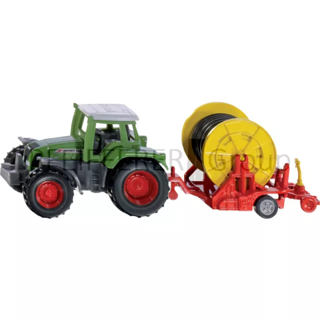 Siku Super 1:87 Traktor mit Bewasserungshaspel