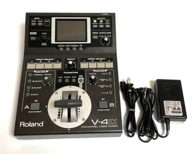 Roland V-4EX 4-Channel Digital Video Mixer video switcher used free shipping