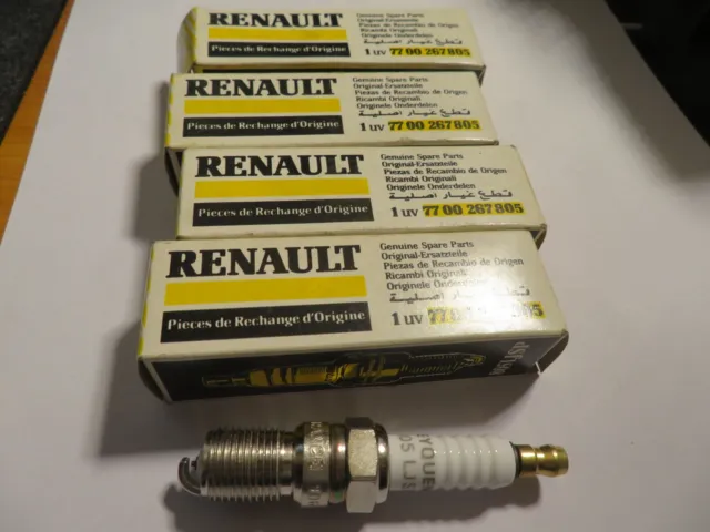 4x  Original Renault  7700267805 Zündkerzen