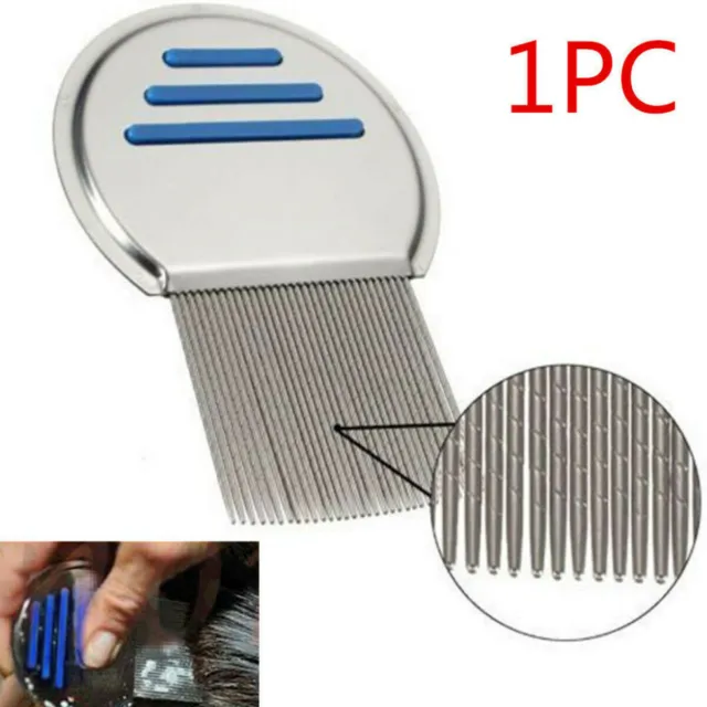 Lice Treatment Comb For Head Lice/Nit Lice Flea Removal Stainless Steel Lin