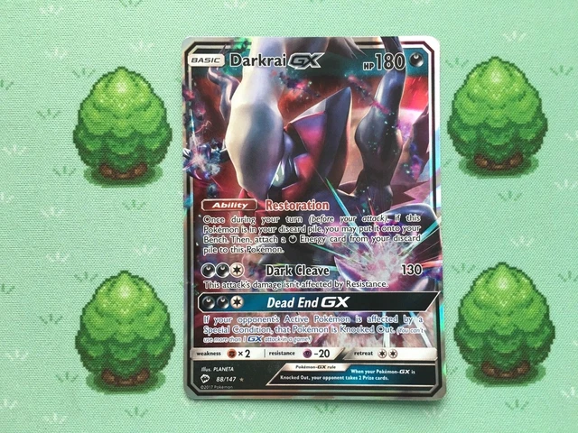 Pokemon - Darkrai GX - 88/147 - SM Burning Shadows - Half Art