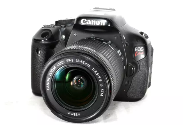 Canon EOS 600D Kiss X5 DSLR Camera w/EF-S 18-55mm f/3.5-5.6 IS STM Zoom Lens