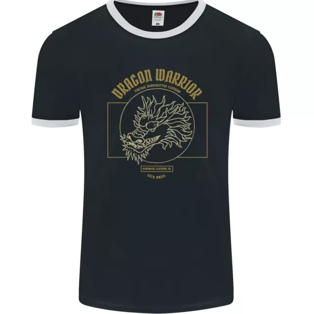 Dragon Warrior Samurai Giappone Giapponese Uomo Ringer Fotl