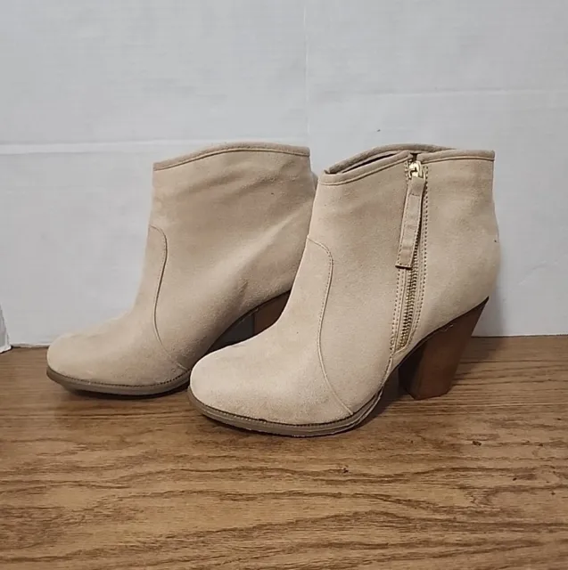 Women's Lianna Size 11 High Heel Biege Boots