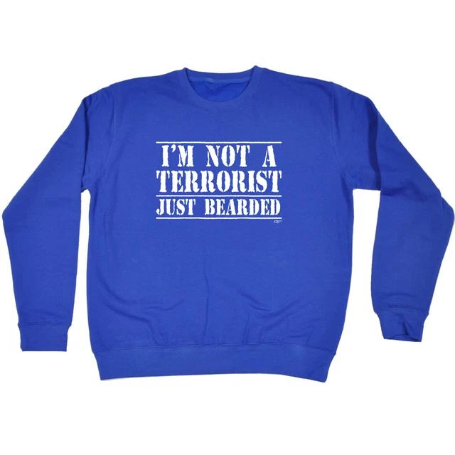 Just Bearded Beard - Mens Womens Novelty Funny Top Sweatshirts Jumper Sweatshirt