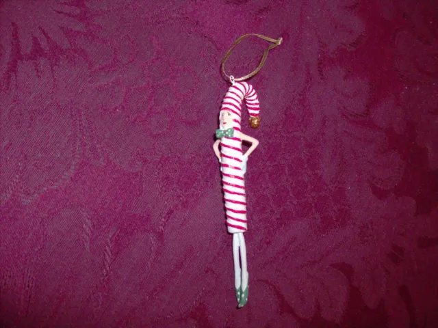 Dept 56 39315 Candy Cane Ornament Krinkles Patience Brewester Christmas