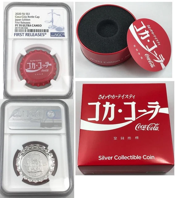 NGC PF70 2020 FIJI 1 dolllar Coca-Cola coin silver coin $418.00 