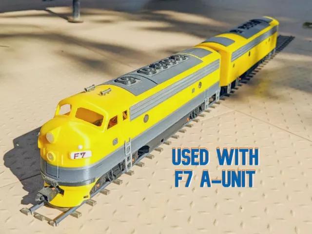 EMD F7 Locomotive A and B Unit Electric Train Unassembled Model kit Set of 2