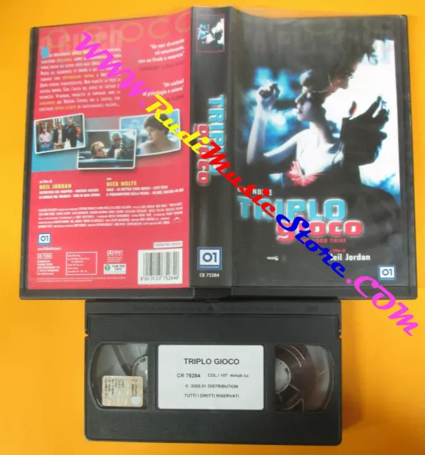 VHS film TRIPLO GIOCO Neil Jordan Nick Nolte 2003 01 DISTRIBUTION (F129) no dvd