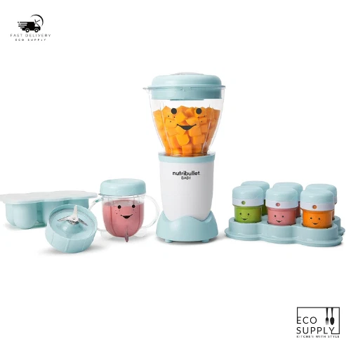 NutriBullet NBY-50100 Baby Complete Food-Making System, 32-Oz, Blue