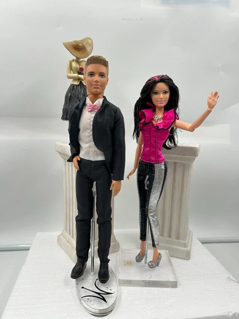 Lot Barbie Et Ken + Moto - Ken Neuf Sous Emballage, Barbie D'occasion