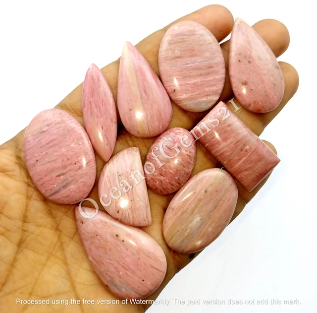 Cabochon De Jaspe Sang De Dragon Naturel - 100 Carats, Lot De 3 à 4 Pièces, Inde