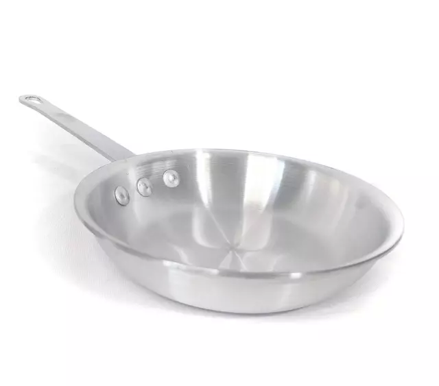 Update International Aluminum Fry Pan 14in Uncoated Silver