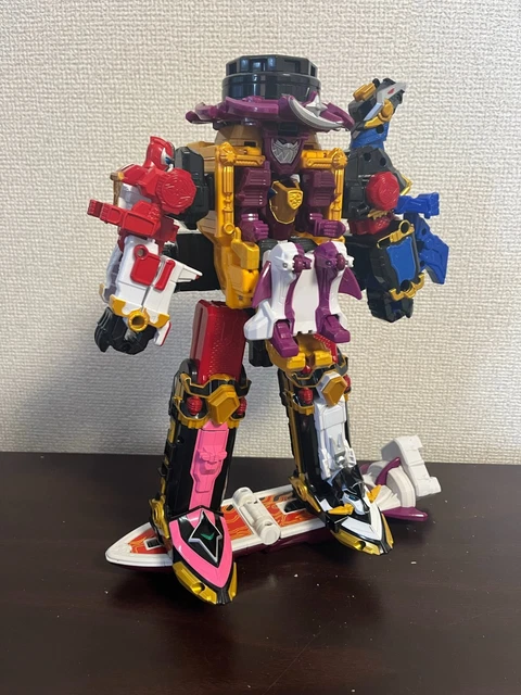 Boîte Power Rangers Ninja Steel – Paonmaru Rumble Tusk Megazord Shuriken (Bandai Japon)