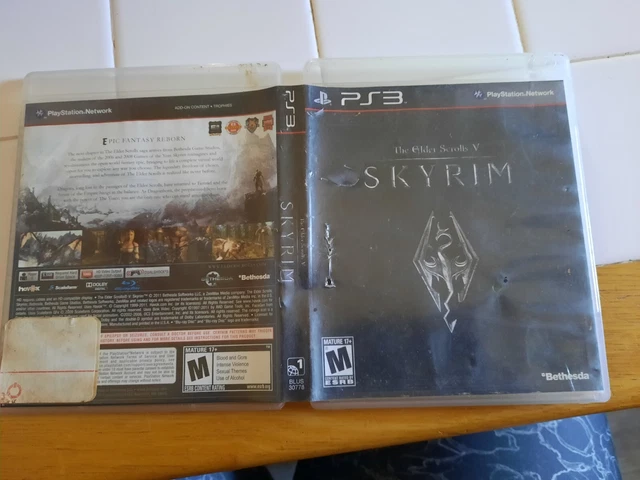 The Elder Scrolls V: Skyrim PS3 - Disque Seul (testé Fonctionne)