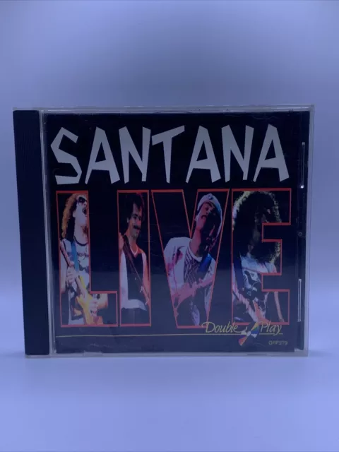 Santana Live Recording Double Play GRF279 Music CD Rare OOP Europe Import