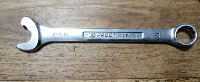 FACOM Clé mixte fourche à effet cliquet 40R.17 - 12pans
