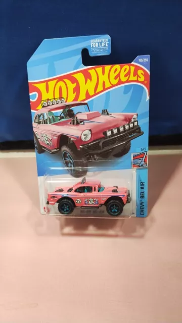 Hot Wheels Big-Air Bel -Air Chevy Bel-Air Series #5/5 Pink Diecast 1:64 Scale