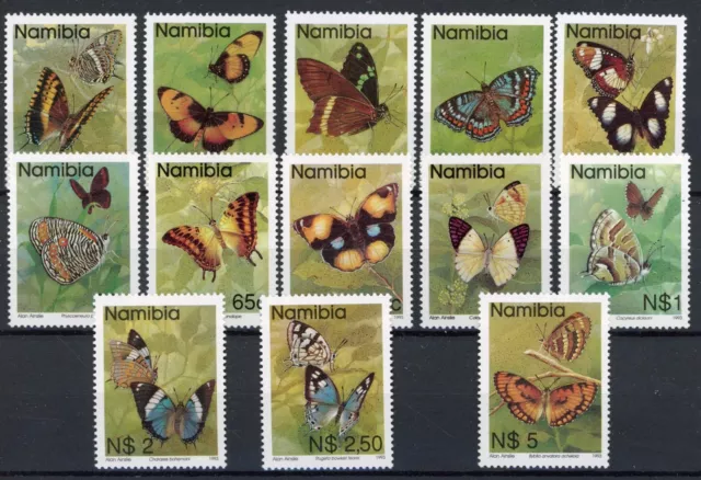 [81.690] Namibia 1993 : Butterflies - Good Set Very Fine MNH Stamps