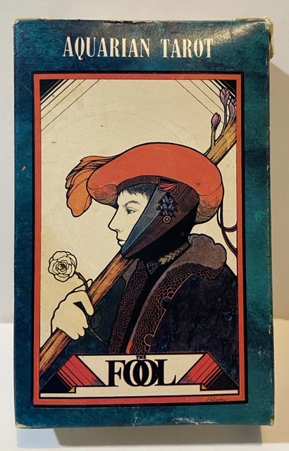 【Vintage】 THE AQUARIAN TAROT THE FOOL VINTAGE AQUARIAN TAROT Card Deck Entitled The Fool 1970