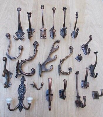 Cast Iron Old Style Decorative Vintage Iron Coat Hooks Hanging Hook Pegs