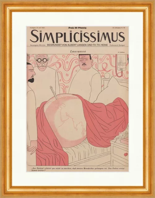 Titelseite der Nummer 18 von 1932 Erich Schilling D. Grandi Simplicissimus 1915
